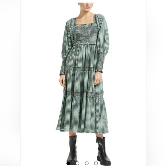 green emerald velvet dress EDIE DRESS  Steele